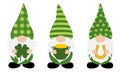 Patrick`s day Gnomes vector illustration